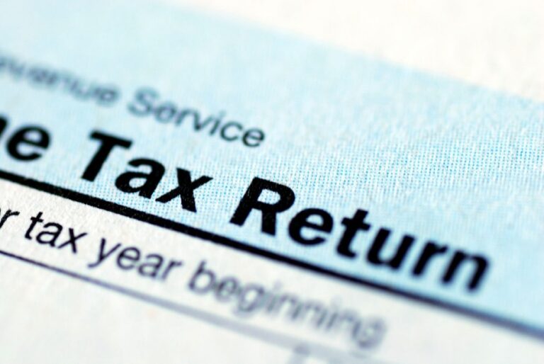 A tax refund up close.